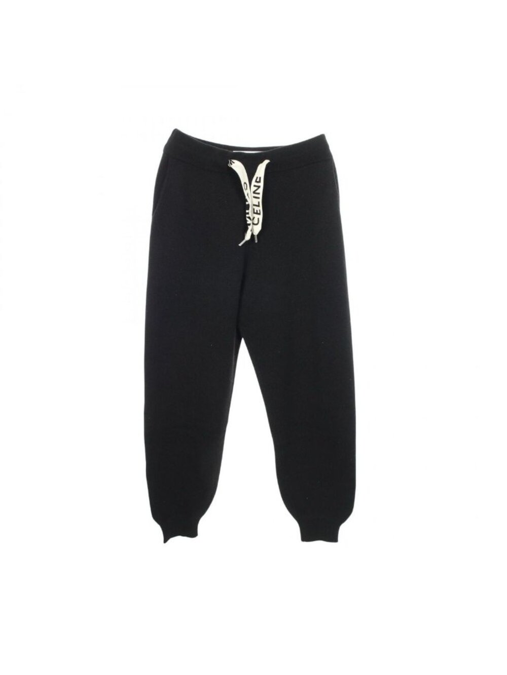 Celine Pants Logo Knit Wool Cashmere